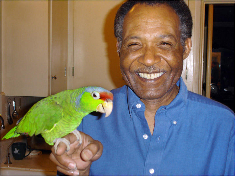 Tony Brazier with Gus